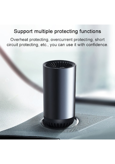 Reedark 150w Taşınabilir Araç Isıtıcı - Hızlı Buz Çözme Ve Cam Buğu Giderme İle Konforlu Sürüş