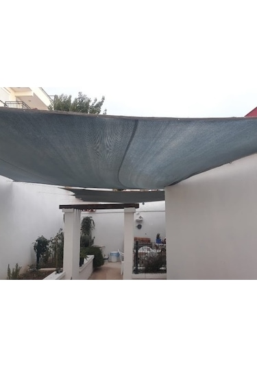 Morilu Kamp Gölgelik File - Yeşil Teras Filesi - 75'lik Şeritli Halkalı File Gölgelik - Havuz Gölgeliği