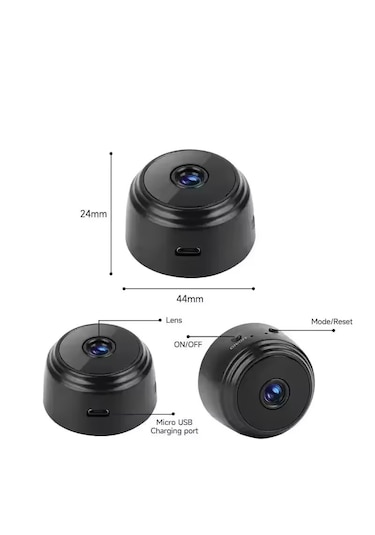 Mini Kamera Full Hd Uzaktan İzleme Özellikli Şarj Edilebilir