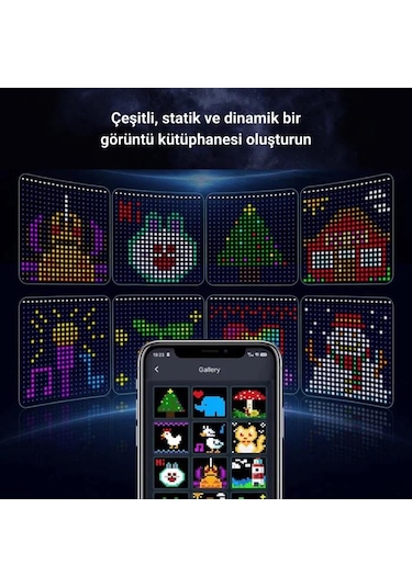 Akıllı Perde Led - Akıllı Işık Deneyimi - Sınırsız Renk Seçeneği - Neon Led Perde Çok Renkli