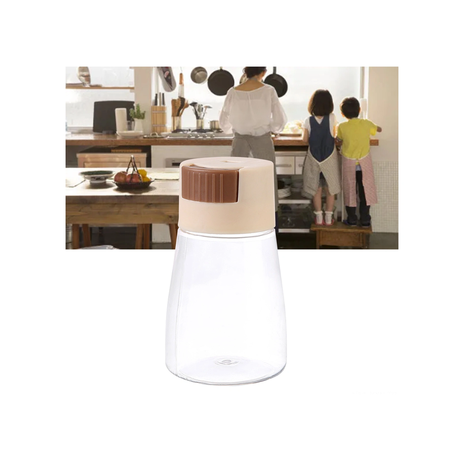 Kosona Mavi Plastik Mutfak Tuz Dispenseri - Basınç Kontrollü Miktarlı Tuz Dağıtıcı, Çeşitli Baharatlar İçin Uygun, Modern Tasarım Mavi