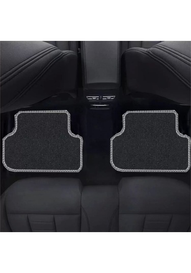 Volvo Xc60-2017 Sonrası Siyah Halı Gri Kenar Petek Topuk