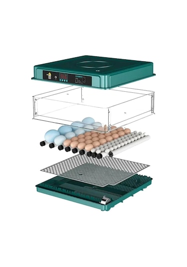 Kuluçka Makinesi 130 Lu Tam Otomatik Yedek Motorlu