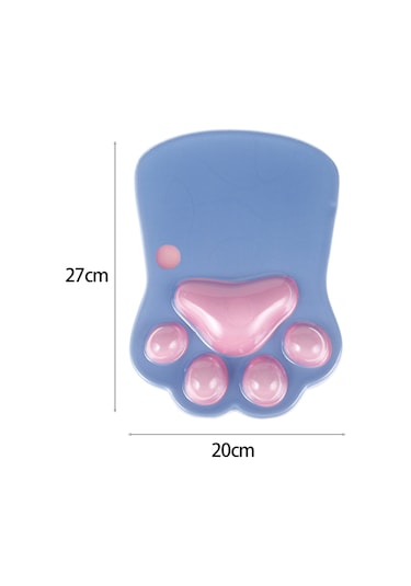 Hangfox Sevimli Kedi Pençesi Tasarımı, Ergonomik Bilek Destekli Kaymaz Mouse Pad