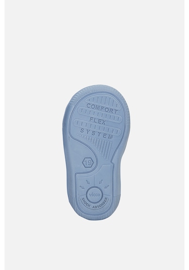 Vicco Color Rahat Kalıp Erkek İlk Adım Kot Panduf Mavi