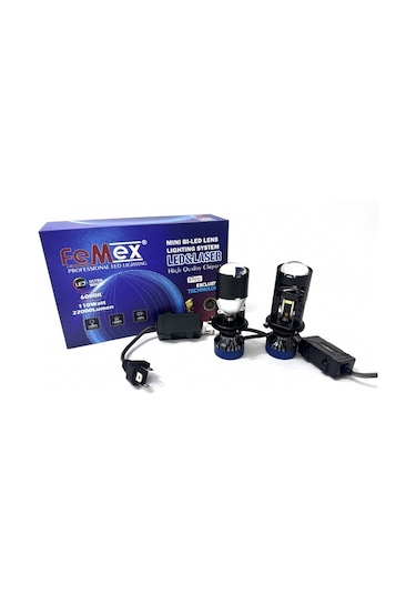 Femex H4 Pro Exclusive Mini Bi-led Lens Csp Lextar Chip 50w