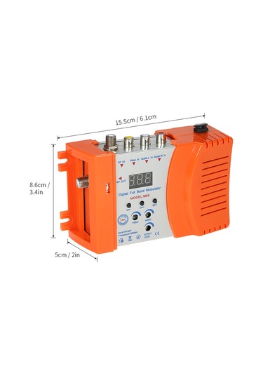 E3300c-eu Kompakt Rf Modülatör Ses Video Tv Dönüştürücü Rhf Uhf Eu Plug