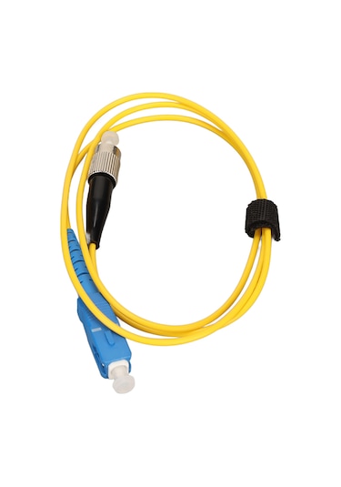 Fosenze 0.5m Fc-sc Tek Modlu Fiber Optik Kablosu - Kalın Pvc, Stabil Veri Transferi, Yüksek Bant Genişliği, Ev/school/hastane Uygulamaları