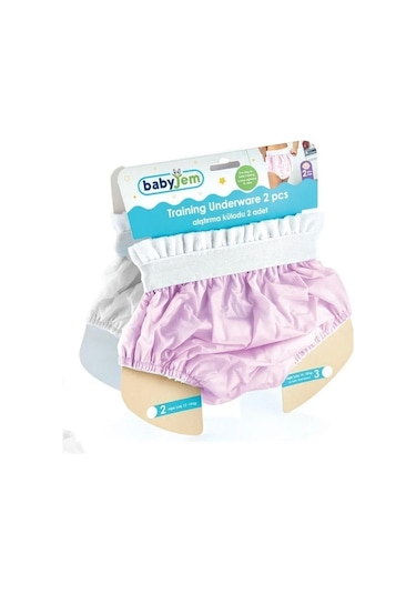 Babyjem Alıştırma Külodu 2'li Paket 3 Yaş Pembe