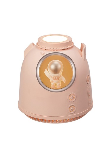 Enjoyplus Sx-e338 Usb Mini Dönüş Kabin Nemlendirici Masaüstü Hava Nemlendirici Gece Lambası Pembe