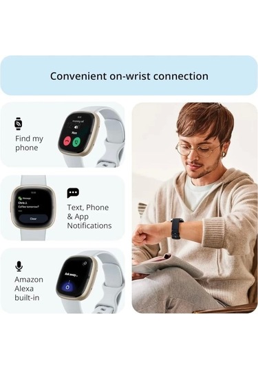 Fitbit Sense 2 Gelişmiş Sağlık Ve Fitness Akıllı Saati (İthalatçı Garantili)