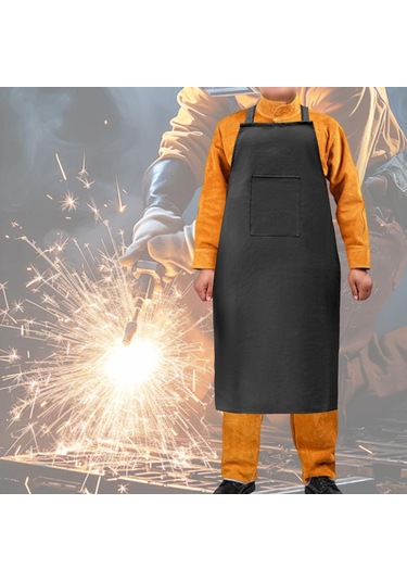 Suntek Kaynak İş Önlüğü Hafif Koruma Ev Deri İşçiliği Siyah