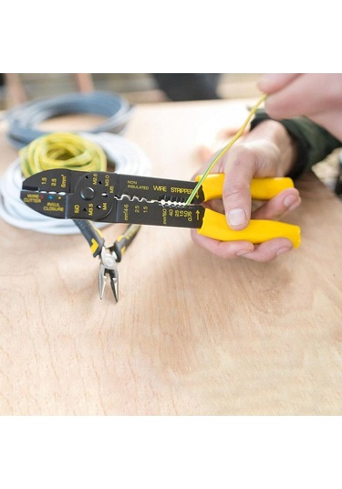 Stanley Stht0-75414 Kablo Sıyırma Kesme Yüssük Sıkma Pensesi 220