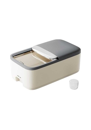 Pazly Tozu Suntek Saklama Maması L Kedi Kabı Gıda Ev Çamaşır Bx Gri