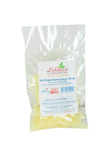 Damla Sakızı Saf Doğal 100 Gr Paket