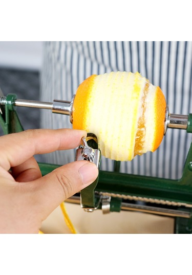 Hangfox Evde Kullanımı Kolay Portakal Kabuk Açıcı, Elden Dönen Sarmal Tipi Meyve Soyucu, Dayanıklı Malzeme İle Ev Fırsatı Gereci