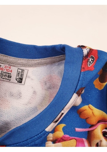 Paw Patrol Kışlık Çocuk Sweatshirt Mavi
