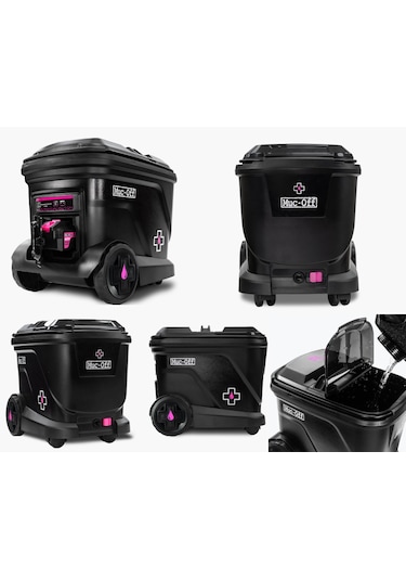 Muc-off Mobil Basınçlı Bisiklet Yıkama Seti +1l Nano Cleaner Siyah