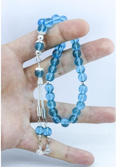 Beyisa Uçak Cam Benzetmesi Tesbih El İşi Püsküllü Tesbih