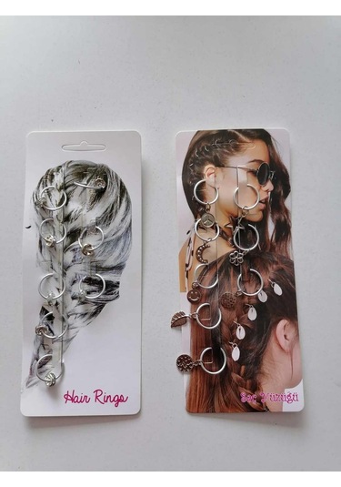 Saç Yüzüğü 2 Kartela 16 Adet Model1