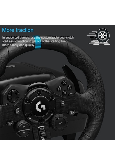 Logitech G923 Oyun Yarışı Direksiyon Pedalı Vites Kolu Ps5 / Ps4 / Pc İçin