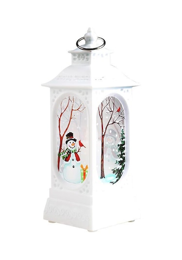 Konesam Küçük Karbon Adlı Noel Feneri - Pvc Materyal, Isınak Işık, Masaüstü/asma Dekorasyon, Paketli Yeni Model