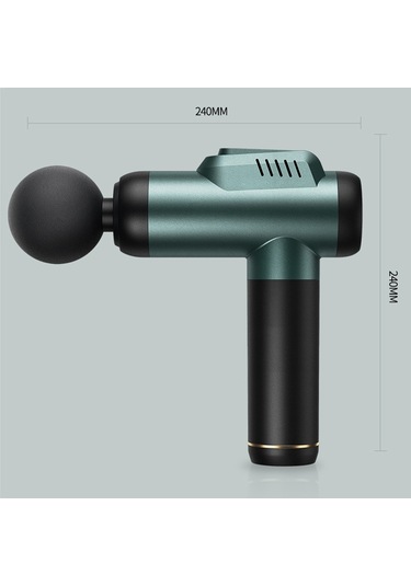 Sones Kasları Rahatlatan Masaj Aleti Fitness Ekipmanı Fasya Tabancası, Renk: Amiral Gemisi Yükseltmesi 6 Vites Yeşil Çok Renkli