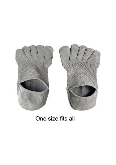 Homyl Koşu Sporları Için Beş Parmak Çorap Hafif Kaymaz İnce Gri