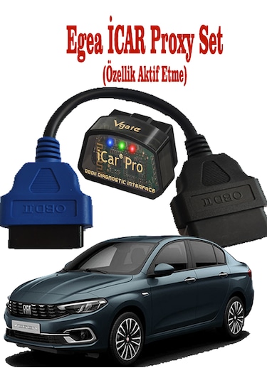 İcarpro 2.3v Egea Uyumlu Arıza Tespit Ve Özellik Aktif Etme Proxy Set Bluetooth İos