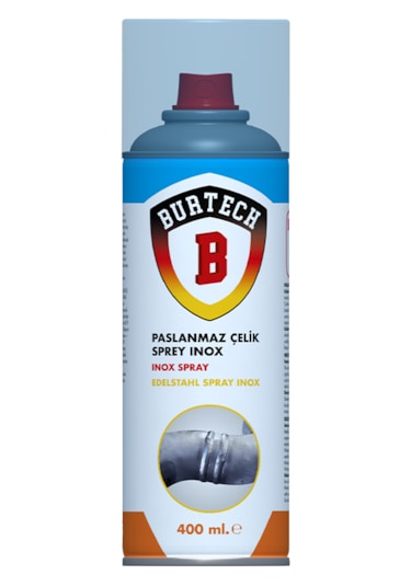 Burtech Paslanmaz Çelik Sprey İnox 400 ML