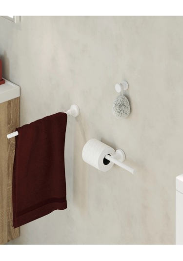 Tecno White Askı, 3.5cm - Mat Beyaz Mat Beyaz