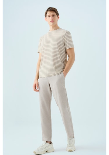 Loft Erkek Tişört Lf2038863 Bej