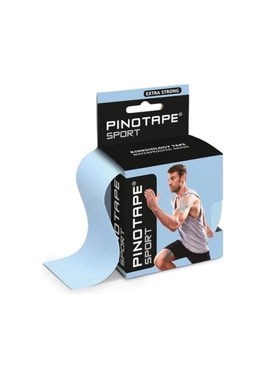 Pino Tape Sport Sporcu Ağrı Bandı 5 CM x 5 M Açık Mavi