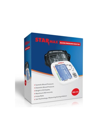 Starmax DM-218 Tam Otomatik Üst Koldan Ölçer Tansiyon Aleti