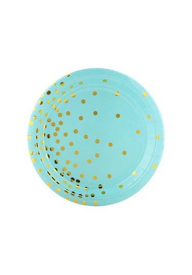 Davajdarit' Tiffany Konfeti Parti İçin Tek Kullanımlık Sofra Takımı 423529697 100 adet