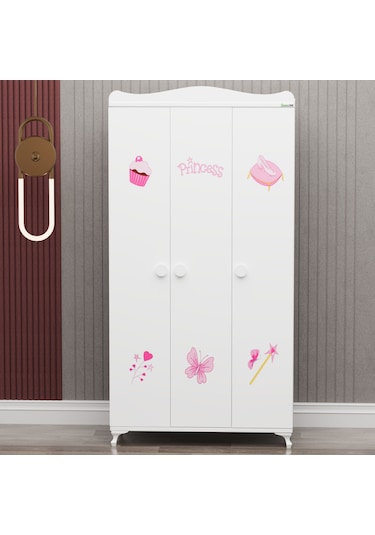 Yıldız 3 Kapaklı Dolap Ve Şifonyer- Prenses