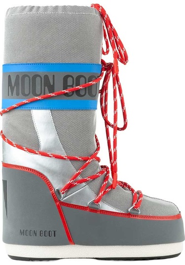 Hf04 Silver Blue Red Bot Kız Çocuk 80d1403030-hf04 Moon Boot Icon Space Racing Silver/blue/red 23- Çok Renkli