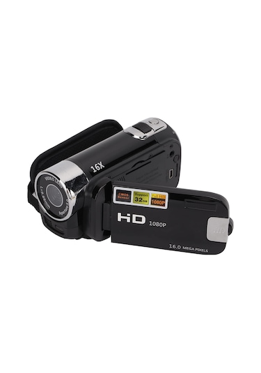 1080p Tam Video Kamera Kamera, 16mp Kamera Kaydedici 270 Rotasyon 2.7 İnç Renkli Ekran