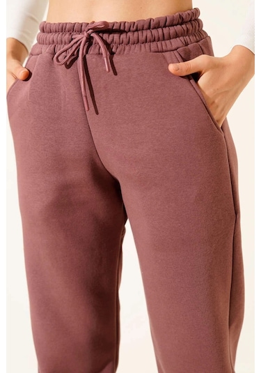 3 İplik Şardonlu Paça Lastikli Eşofman Tarçın İs001 Tarçın