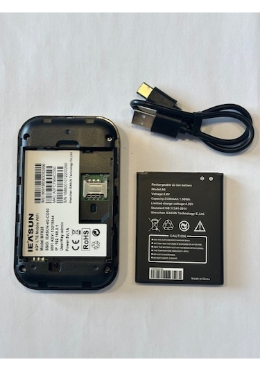 Şarjlı Sim Kartlı Modem Taşınabilir Sim Kartlı Modem 4g Lte Mobile Modem