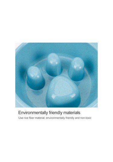 Cbtx Slow Food Şok Önleyici Paslanmaz Çelik Çift Kase Kedi Mama Kasesi