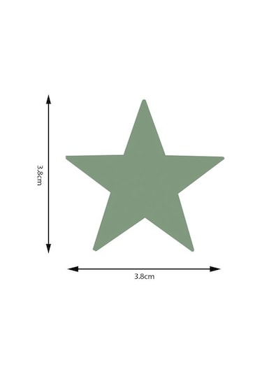 Kamei Şekilli Delgeç Yıldız İnce 3.8 Cm Km8815 Çok Renkli