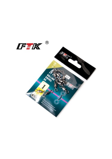 50 Adet/grup Döner Bilyalı Rulman Balıkçılık Döner Katı Döner Güvenlik Yapış Halka Döner Sazan Balıkçılık Aksesuarları 1/0-50pcs