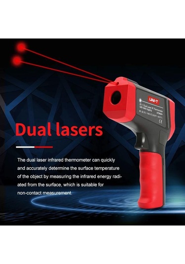 Uni-t Ut 301d+ İnfrared Çift Lazerli Termometre -32 / 600 Unit Ut301d
