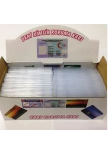 10 Adet Kimlik Ehliyet Kgs Paso akbil Müze Kartı Koruma Kabı