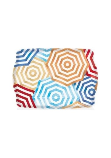 The Mia Umbrella Kaydırmaz Tepsi 42 30 Cm Çok Renkli