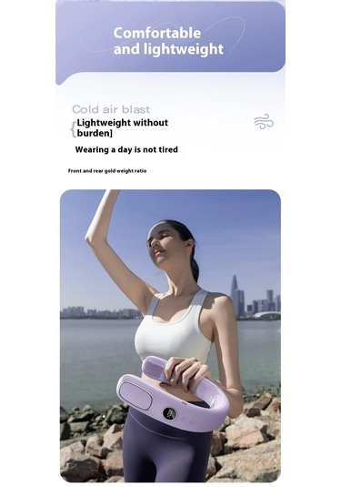 Jialan Taşınabilir Pil Şarj Edilebilir Kamp Eller Serbest Boyun