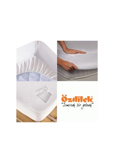 Özdilek Tek Kişilik Sıvı Geçirmez Fitted Alez 100x200 - -- - Beyaz
