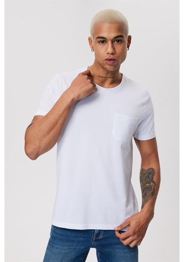 Lee Cooper Twıngo Erkek O Yaka Pike T Shırt Beyaz 16378 Beyaz