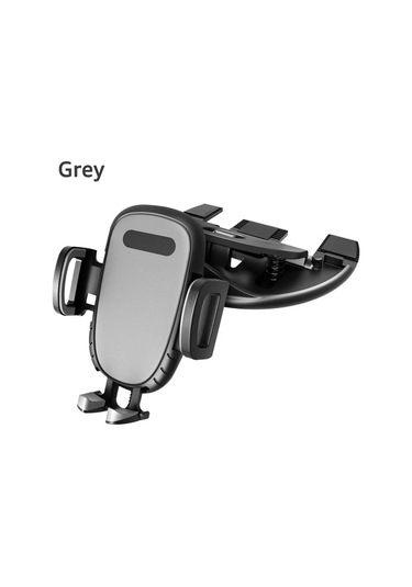 Untoom Untoom Evrensel Cd Yuvası Araç Telefon Tutucu 360 Döner İphone Samsung Redmi İçin Araba Standıgri Gri